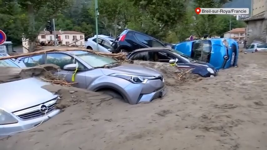 Obrazem: Povodňová vlna ničila vše, co stálo v cestě, zalila Francii i Itálii